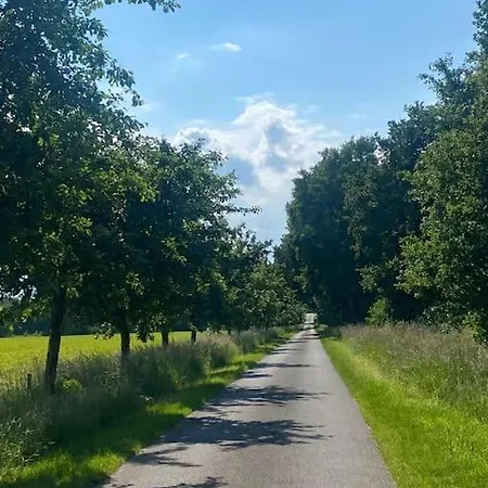 Wunderschoene Ferienwohnung Auf Dem Bauernhof Greven Buitenkant foto