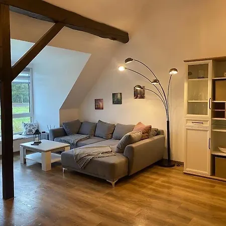 Wunderschoene Ferienwohnung Auf Dem Bauernhof Greven Buitenkant foto